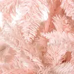 7ft Pencil Christmas Tree, Pink Artificial Christmas Tree for Holiday Home Decoration with Metal Stand and Automatic Open, Pink - Image 9