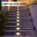 8 Pack Solar Deck Step Lights Waterproof Outdoor LED Fence Lights - Image 2