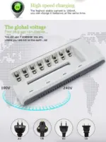 8 Slot AA AAA NiMH NiCd Rechargeable Battery Charger - Image 9