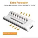 8 Slot AA AAA NiMH NiCd Rechargeable Battery Charger - Image 17