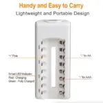 8 Slot AA AAA NiMH NiCd Rechargeable Battery Charger - Image 18