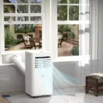 HOMCOM 8000 BTU Mobile Air Conditioner for Cooling and Dehumidifying, Remote Control, 24H Timer, LED Display, White - Image 10