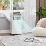 HOMCOM 8000 BTU Portable Air Conditioner, Built-in Cool, Dehumidifier, Fan Modes, with Remote Controller, LED Display, White - Image 10