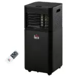HOMCOM 8000BTU Compact Portable Air Conditioner, Efficient Cooling, Dehumidifier, Fan, with Remote, 24H Timer, Black - Image 11