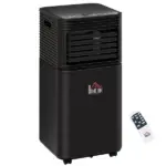 HOMCOM 8000BTU Compact Portable Air Conditioner, Efficient Cooling, Dehumidifier, Fan, with Remote, 24H Timer, Black - Image 12