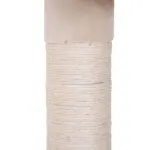 8.5' Vertical Cat Tree Adjustable Height Floor-To-Ceiling with 5 Carpeted Platforms and 3 Sisal Rope Scratching Areas Beige - Image 9