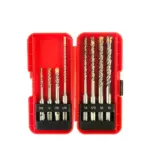 Keegan Tools 8 Piece SDS Plus Masonry Drill Bit Set with Carbide Tips and Case - Image 2