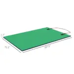 9' x 6' Lily Pad Water Mat for 2 Adults, Floating Water Pad for Lake, Pool, Ocean, Beach, and Boating, Green - Image 3