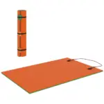9' x 6' Lily Pad Water Mat for 2 Adults, Floating Water Pad for Lake, Pool, Ocean, Beach, and Boating, Orange - Image 11