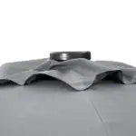 9 x 7 ft Patio Umbrella Outdoor Table Market with Crank Solar LED Lights Tilt Button for Deck Dark Gray - Image 8