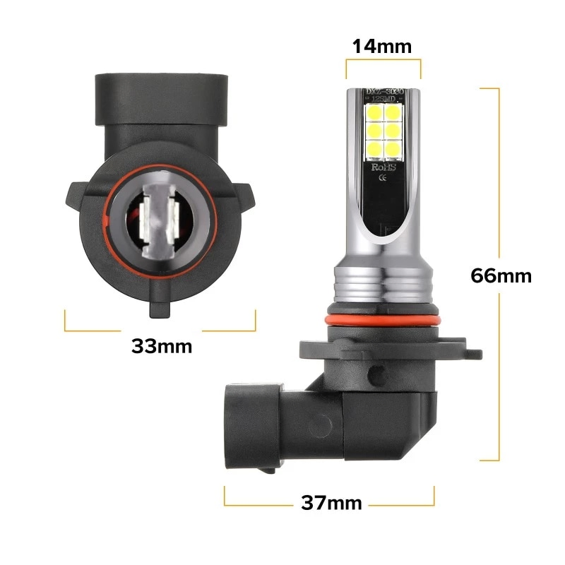 4 Pack 9005 9006 LED Headlight Bulbs 8000K High and Low Beam