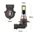 4 Pack 9005 9006 LED Headlight Bulbs 8000K High and Low Beam - Image 3