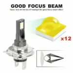 4 Pack 9005 9006 LED Headlight Bulbs 8000K High and Low Beam - Image 4