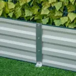 95" x 36" x 12" Galvanized Raised Garden Bed, Easy DIY and Cleaning for Growing Flowers, Herbs, Succulents, Green - Image 9
