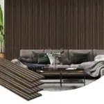 95" x 8" Wood Panels for Wall, 4 Pack Acoustic Panels, Sound Absorbing Slat Wall For Interior Wall Decor, Home, Walnut - Image 11