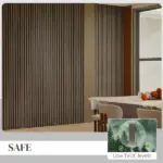 95" x 8" Wood Panels for Wall, 4 Pack Acoustic Panels, Sound Absorbing Slat Wall For Interior Wall Decor, Home, Walnut - Image 6
