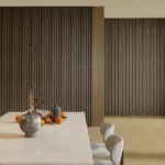95" x 8" Wood Panels for Wall, 4 Pack Acoustic Panels, Sound Absorbing Slat Wall For Interior Wall Decor, Home, Walnut - Image 9