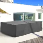 97" x 65" x 26" Weatherproof Outdoor Sectional Patio Furniture Cover with Ultimate Weather Protection, Grey - Image 2