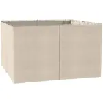 9.84' x 13.1' Universal Gazebo Sidewall Set with 4 Panel, 48 Hook/C-Ring Included for Pergolas and Cabanas, Beige - Image 11