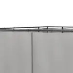 9.84' x 9.84' Universal Gazebo Sidewall Set with 4 Panel 40 Hook/C-Ring Included for Pergolas and Cabanas Light Gray - Image 8