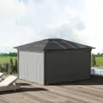 9.84' x 9.84' Universal Gazebo Sidewall Set with 4 Panel 40 Hook/C-Ring Included for Pergolas and Cabanas Light Gray - Image 10