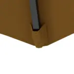 9FT 3 Tiers Tan Outdoor Patio Umbrella with Crank Push Button Tilt for Deck Backyard Lawn Sun Shade - Image 9