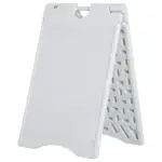 Vinsetto A-Frame Sandwich Board Sidewalk Sign 22x28 Plastic Weighted Weatherproof White
