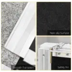 Accessibility Ramp, 10ft, Aluminum, Non-Slip, Folding Pathway for Quick Access, Steps, Doorways - Image 5