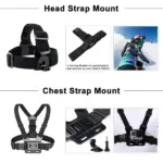 Action Camera Mount Accessory Kit Compatible with GoPro Hero 6-11 SJCAM Xiaomi - Image 6