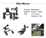 Action Camera Mount Accessory Kit Compatible with GoPro Hero 6-11 SJCAM Xiaomi - Image 12