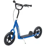 HOMCOM Adjustable Height Kick Scooter for Kids 5-12, Non-Slip Footplate, Big Wheels, Rear Brake, Blue - Image 12