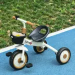 Adjustable Kids Tricycle for Toddlers 2-5 Years with Basket Bell White Comfortable Handlebar Grips - Image 10