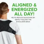 Nylon Spandex Posture Corrector Back and Shoulder Support Brace 30 to 43 Inch - Image 5