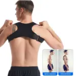 Nylon Spandex Posture Corrector Back and Shoulder Support Brace 30 to 43 Inch - Image 12