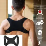 Nylon Spandex Posture Corrector Back and Shoulder Support Brace 30 to 43 Inch - Image 13