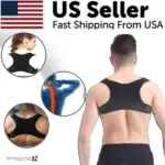 Nylon Spandex Posture Corrector Back and Shoulder Support Brace 30 to 43 Inch