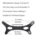 Adjustable Sleep Chin Strap with Jaw Support - Image 10