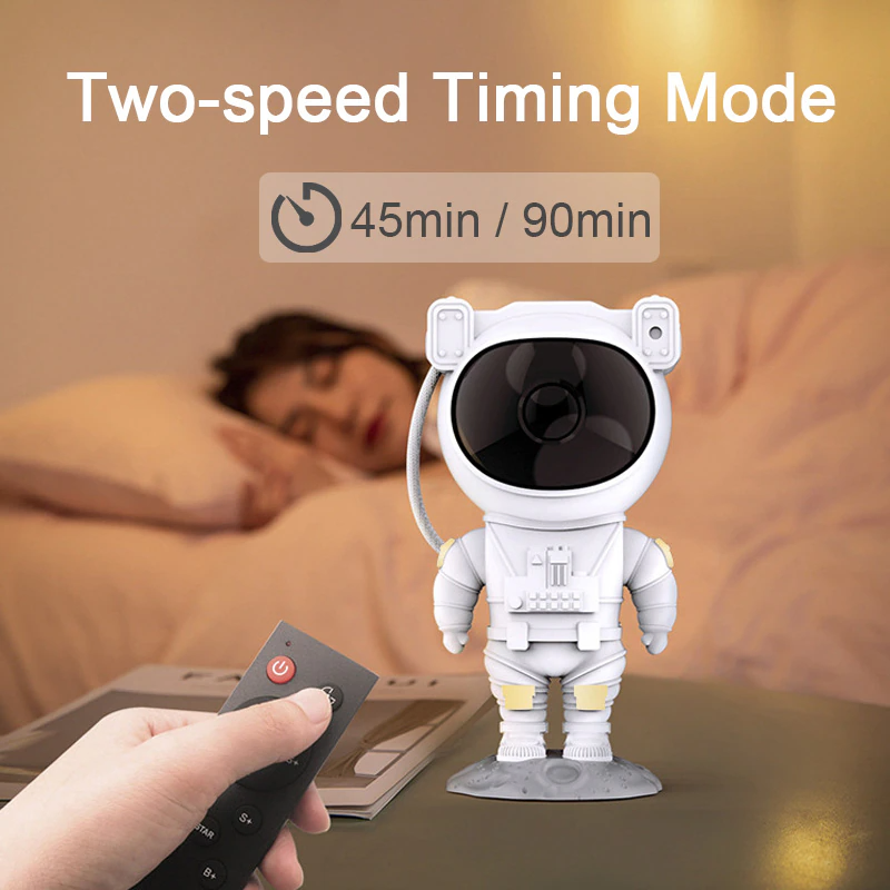Astronaut Galaxy Nebula Star Projector with Remote and Timer