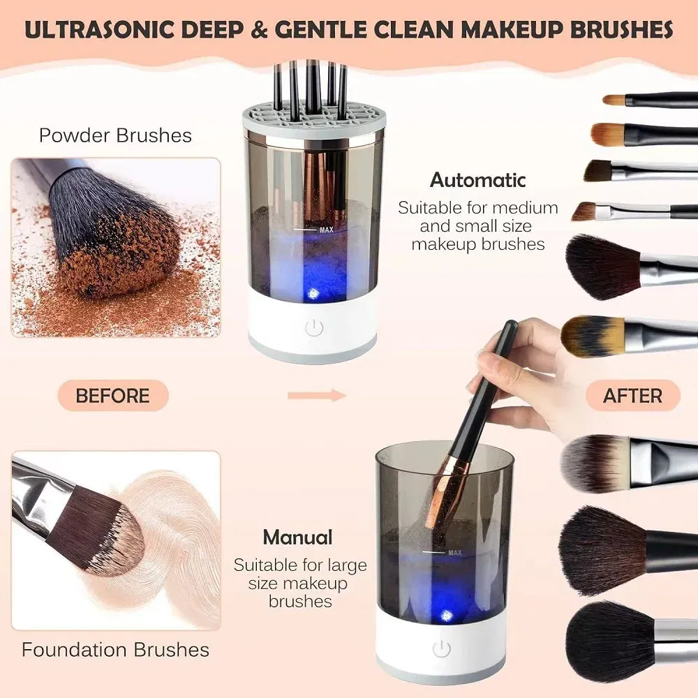 Automatic Electric Makeup Brush Cleaner and Dryer Machine