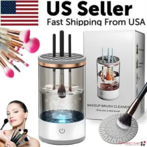 automatic brush cleaner electric makeup brush cleaning machine fast clean dryer 6