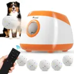 PawHut Automatic Dog Ball Launcher with 26-79 Ft Distance, Automatic Ball Launcher for Medium and Large Dogs, Orange - Image 11