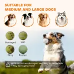 PawHut Automatic Dog Ball Launcher with 26-79 Ft Distance, Automatic Ball Launcher for Medium and Large Dogs, Orange - Image 8