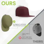 12 Hook Adhesive Baseball Cap Hat Organizer for Wall or Door - Image 15