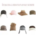 12 Hook Adhesive Baseball Cap Hat Organizer for Wall or Door - Image 4