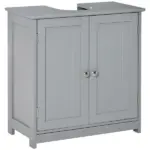 Bathroom Vanities, Bathroom Sink Cabinets with U-Shape Cut-Out and Adjustable Internal Shelf, Gray - Image 13