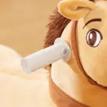 Qaba Battery Powered Electric Ride on Pony, 6V Ride on Horse w/ with Music Forward, PU Wheels, Aged 18-36 Months, Brown - Image 9