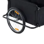 Bicycle Cargo Trailer, Two-Wheel Bike Luggage Wagon with Removable Cover, Versatile Use, Red - Image 11