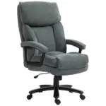 HOMCOM Big and Tall Desk Chair, Executive Office Chair, 450lbs, Heavy Duty Computer Chair for Heavy People, Gray - Image 11