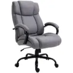 Vinsetto Big and Tall Executive Office Chair 484lbs with Wide Seat, Computer Desk Chair, Adjustable Height, Light Gray - Image 16