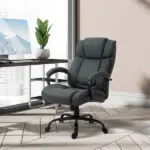 Big and Tall Office Chair with 485 lb Capacity, Adjustable Height, Charcoal Gray - Image 2